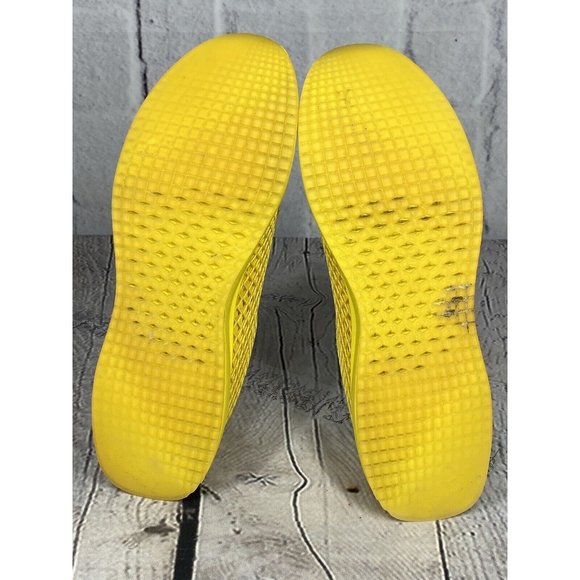 NOBULL Diamond Mesh Runner Shoes Lemon Drop Yellow Mens 7.5 Womens 9 Not Neon - Picture 5 of 13